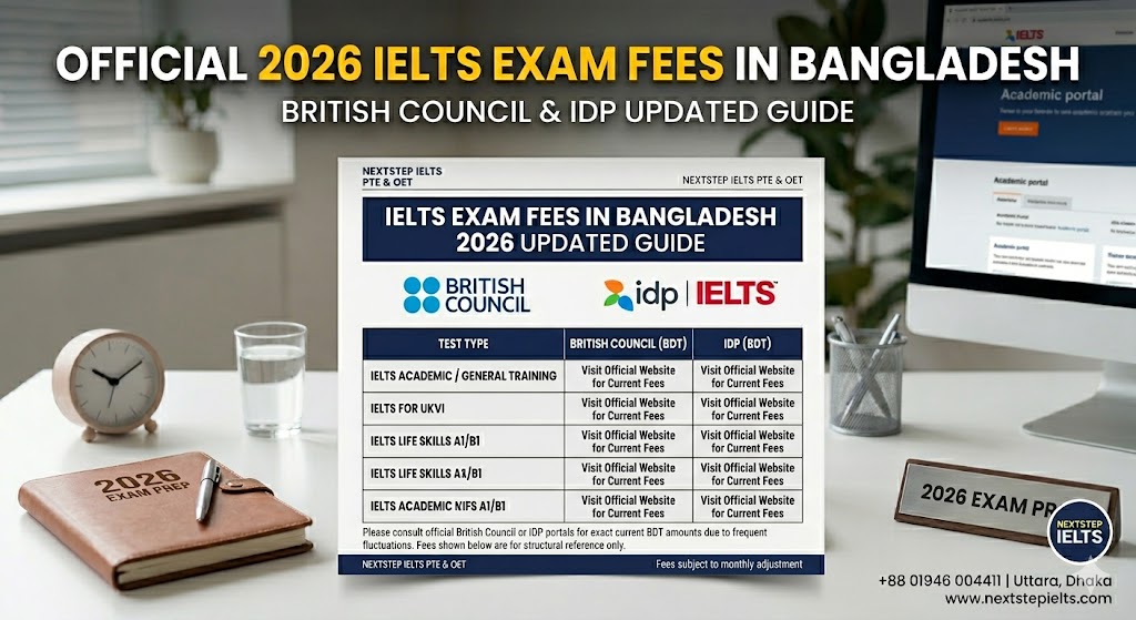IELTS Exam Fee in Bangladesh 2026: IDP & British Council Cost Update
