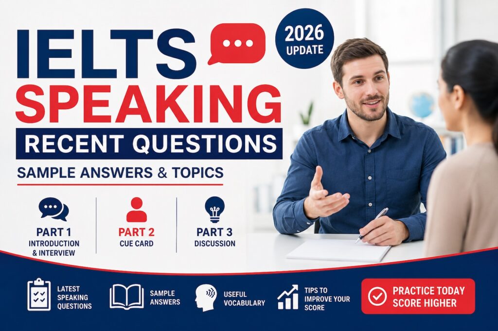 IELTS Speaking Recent Questions