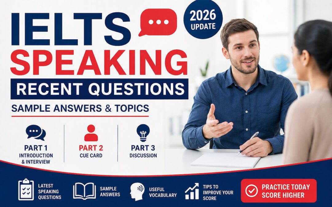 IELTS Speaking Recent Questions
